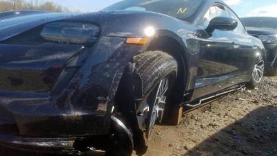 Porsche Taycan Turbo Earns Mark Of True Performance Car By Getting Totalled In Just 24 Kilometres
