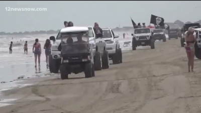 It Was Definitely A Great Time To Hold A ‘Go Topless Jeep Weekend’ At Crystal Beach In Texas