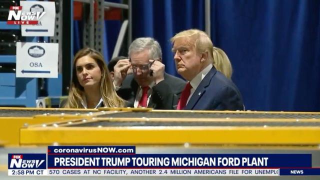 Ford Told Trump To Wear Mask During Factory Tour, Let Him Tour Factory Without One