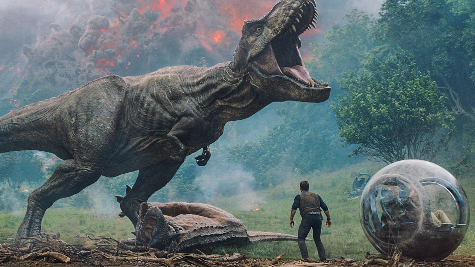 That dinosaur is ready to join society.  (Image: Universal Pictures)
