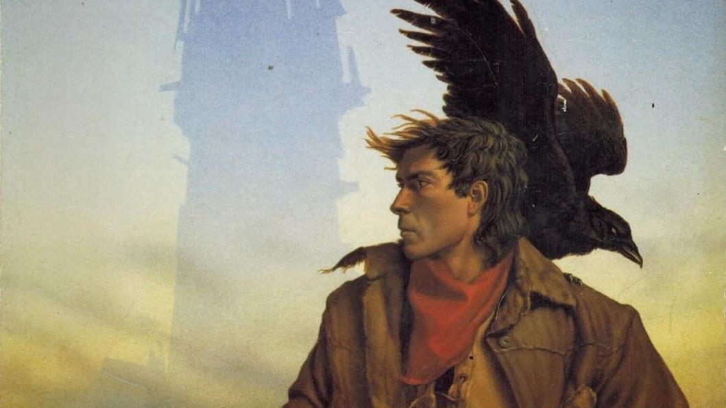 A crop of a printing of The Gunslinger with art by Michael Whelan (Image: Penguin Publishing)