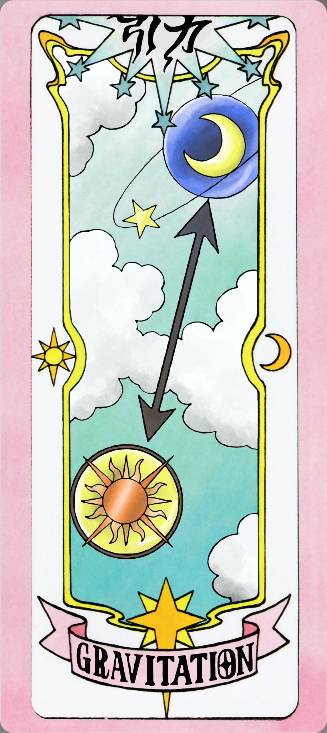 The Gravitation Clear Card. (Image: CLAMP)
