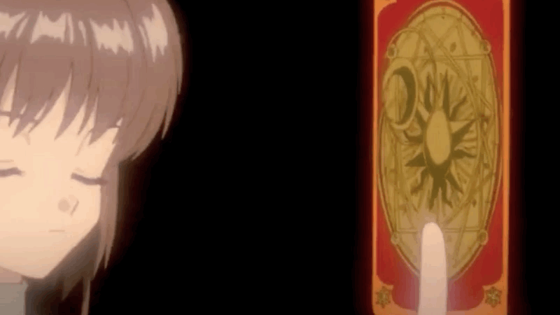 Sakura releasing the Wood Card. (Image: Funimation)