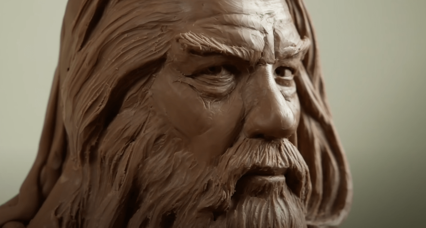 Gandalf the Sculpture.  (Screenshot: via YouTube)