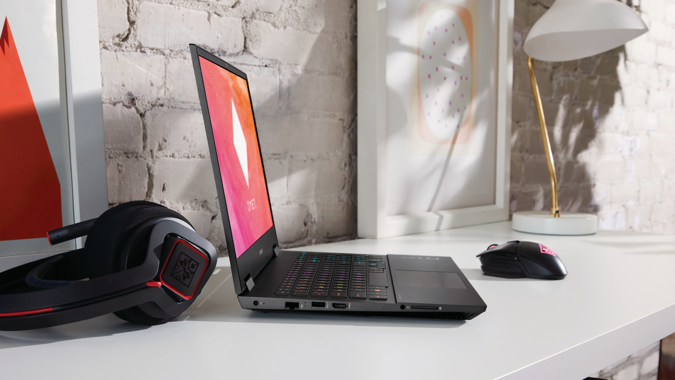 Ports on the Omen 15 include one SuperSpeed USB-C port with support for DisplayPort 1.4 and charging, 3 USB-A ports, Ethernet, headset jack, miniDisplayPort, and HDMI 2.0. (Photo: HP)