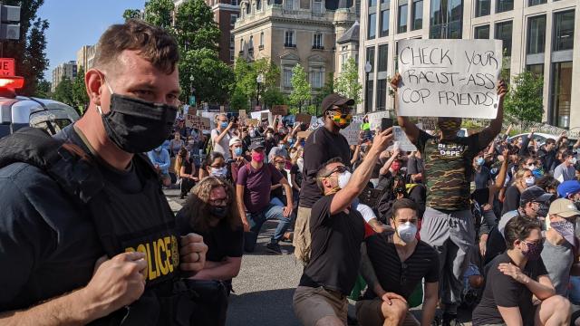 Photos: Thousands Peacefully March in D.C. in Response to Police Crackdown on Protests