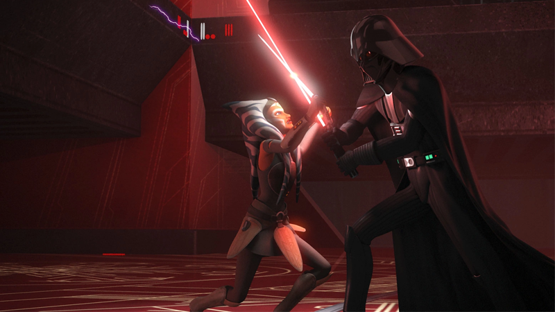 Ahsoka and Anakin reunite for a duel of the fates.