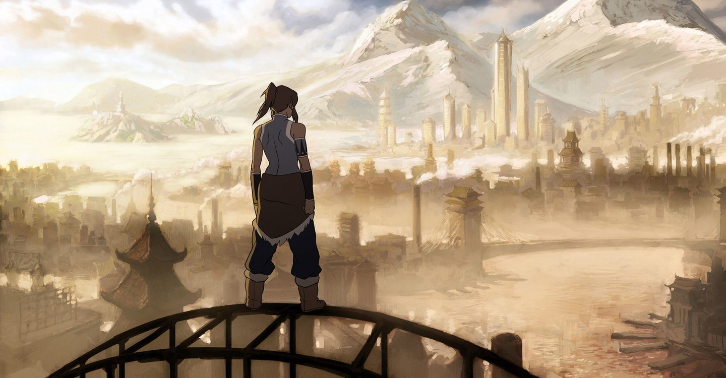 Korra makes her way to Republic City for the first time as the Avatar. (Image: Nickelodeon)