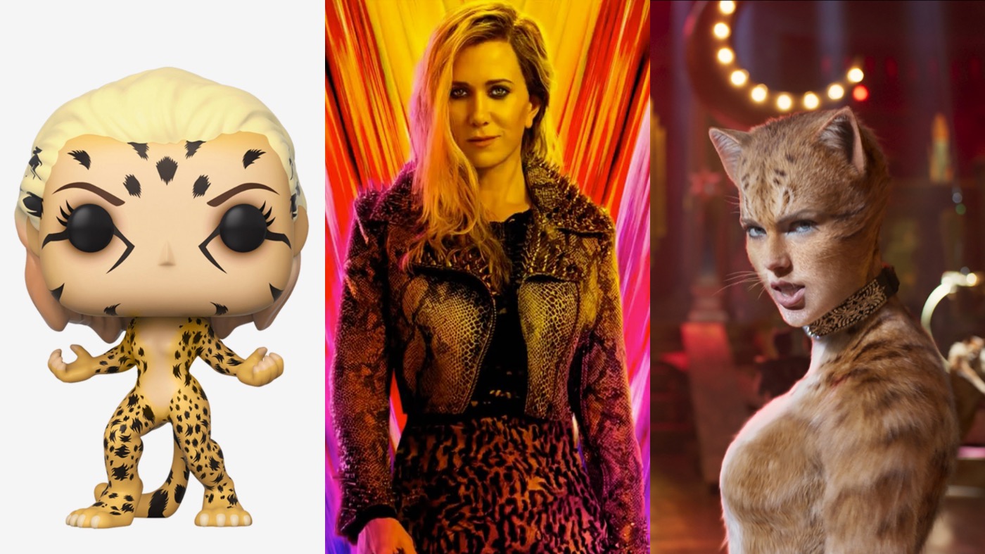 How much Taylor Swift as Bombalurina are we looking at here? (Image: Funko,Image: Warner Bros.,Photo: Universal)