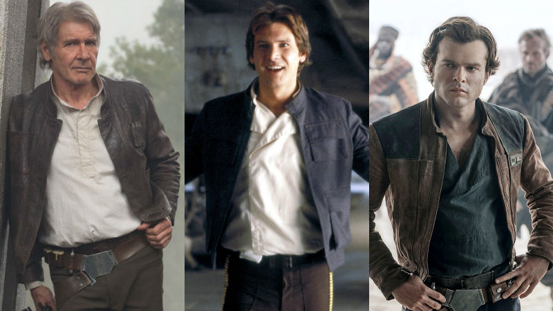 Hans Solo through the ages. (Photo: All Images, Lucasfilm)