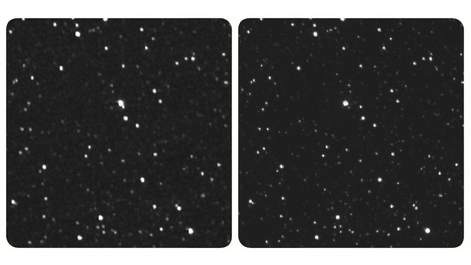 Parallel Stereo of Proxima Centauri. The New Horizons image is on the left. (Image: NASA)