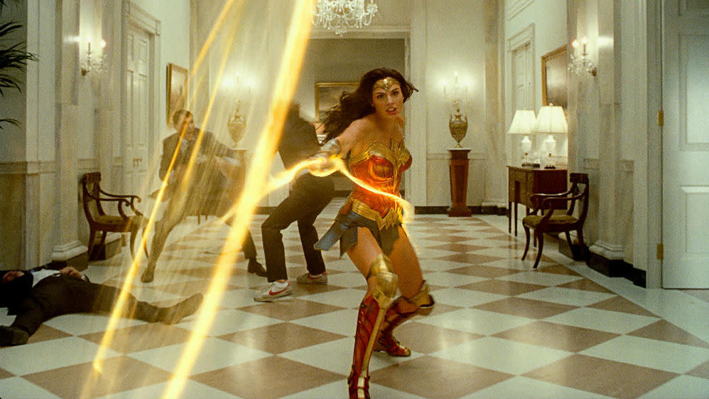 Wonder Woman won't be lassoing anyone until this fall. (Photo: Warner Bros.)