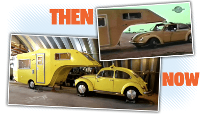 Someone Found And Restored That Amazing Beetle Camping Trailer That You Saw All Over The Internet