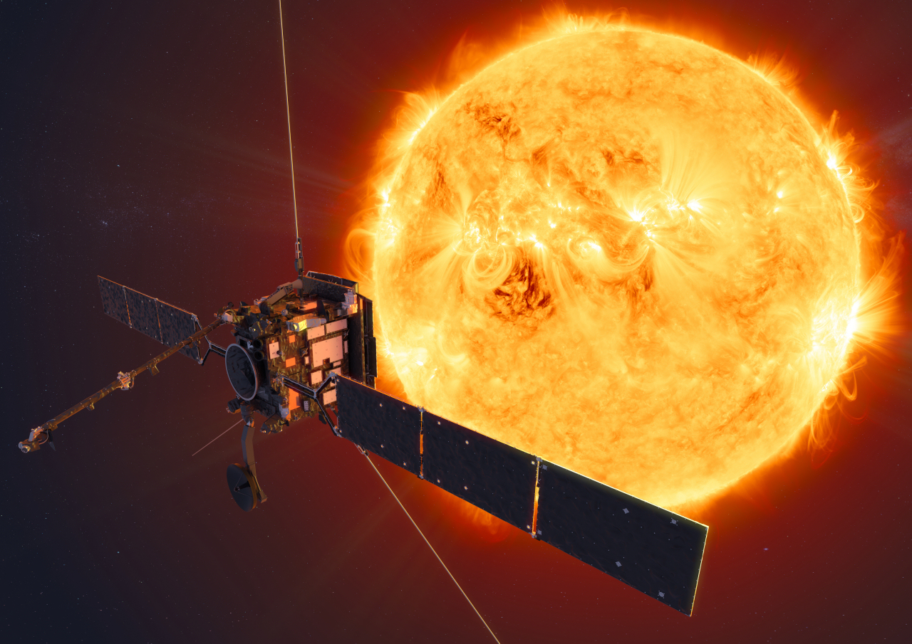 Artist's impression of the Solar Orbiter.  (Image: ESA/ATG medialab)