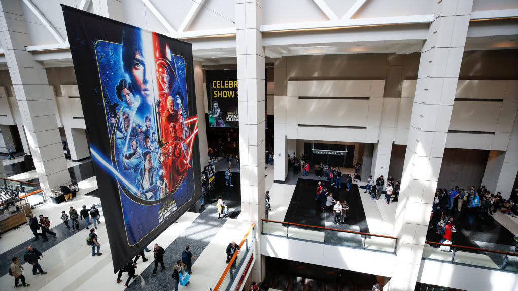 An image from Star Wars Celebration 2019. The 2020 convention has been cancelled.  (Photo: KAMIL KRZACZYNSKI, AFP via Getty Images)