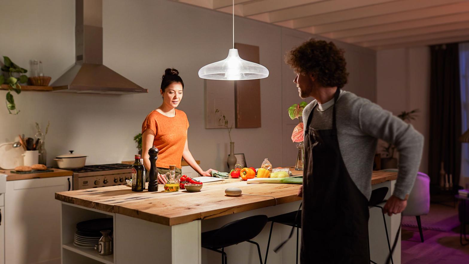 The new A21 White bulb is now the brightest Hue bulb on the market at 1600 lumens. (Photo: Philips Hue)