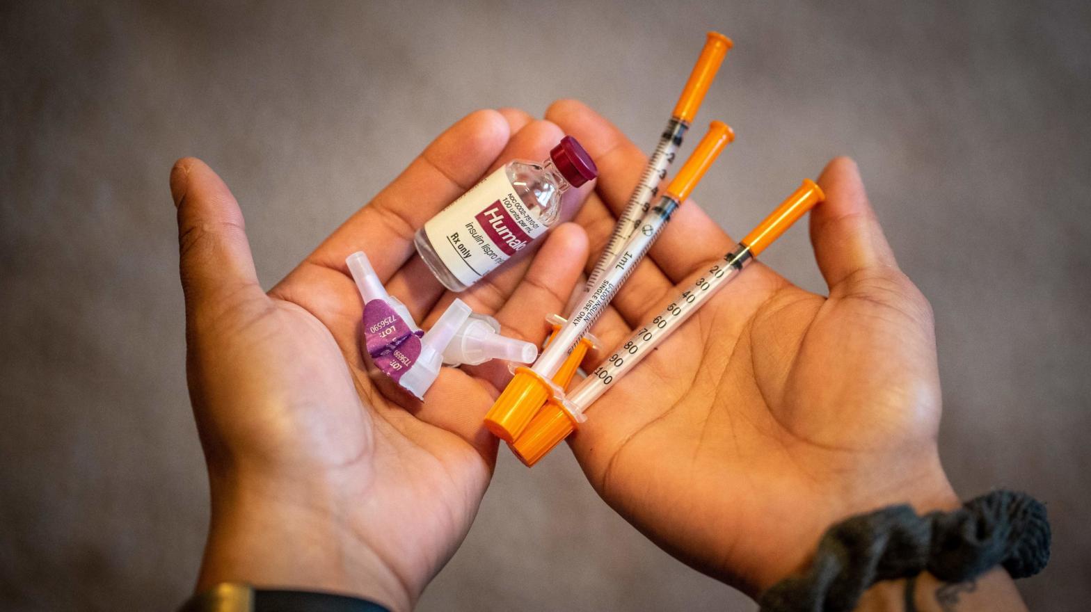 Someone showing off their insulin kit. People with diabetes often need a supply of artificial insulin to regulate their blood sugar.  (Photo: Getty Images)