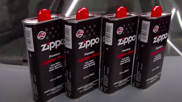 Here’s What Happens When You Run A Car On Zippo Lighter Fluid