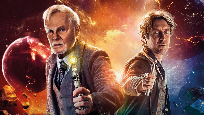 The Master and the Doctor played vital roles in the early, and latter, days of the conflict. (Image: Big Finish/BBC)