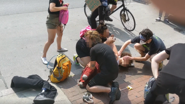 Police Tried to Take a Protester’s Prosthetic Legs After Macing Him, Witnesses Say