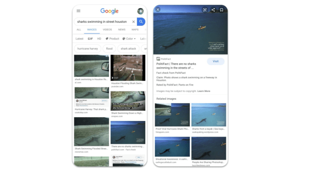 Google Is Adding Fact-Checking Labels to Image Search