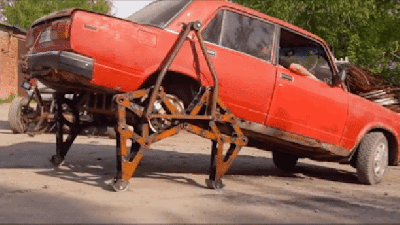 Russians Build A Walking Car And It’s Creepier Than You Expect