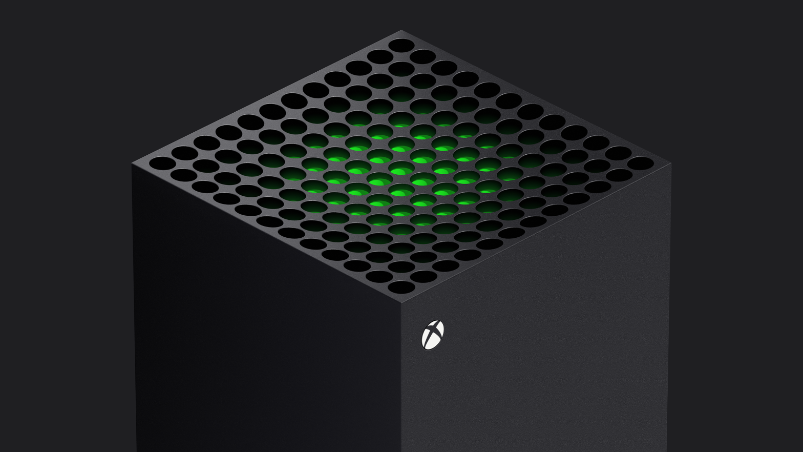 The top of the Xbox Series X. (Image: Microsoft)