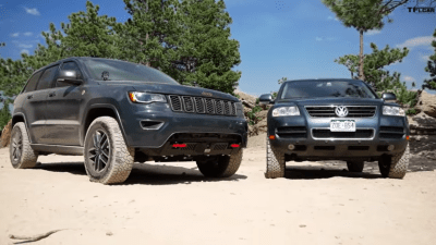 Watch An Old VW Touareg Go Head-To-Head Off-Road Against A New Jeep Grand Cherokee