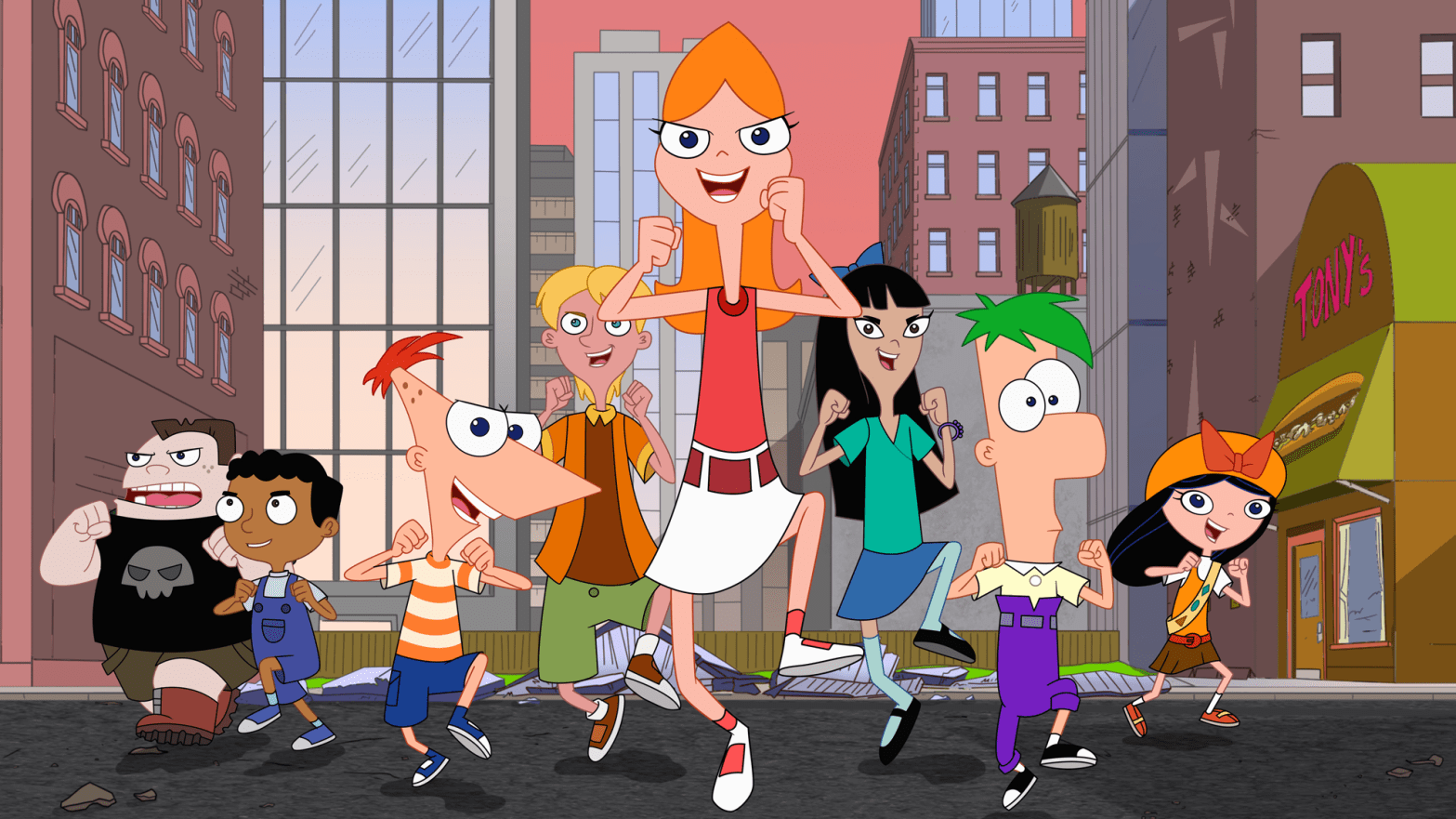 Candace leads the Phineas and Ferb crew.  (Image: Disney)