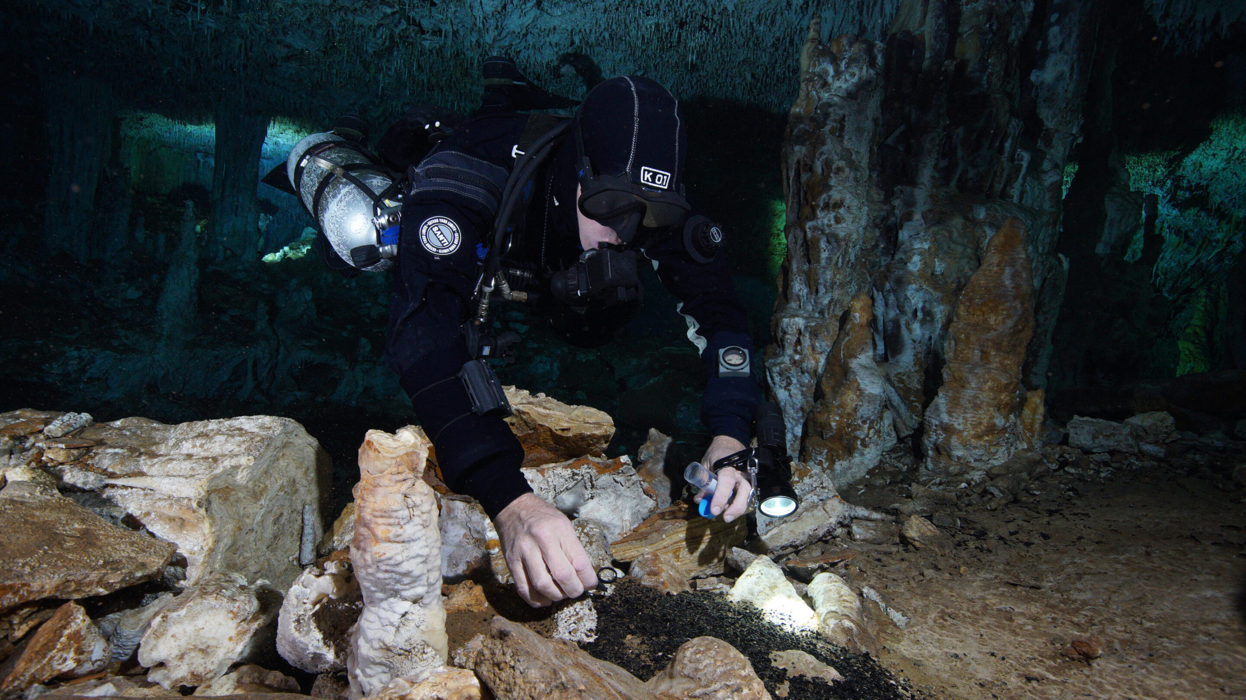 A diver taking samples.  (Image: CINDAQ)