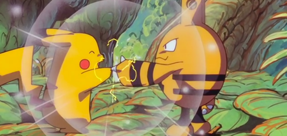 Pikachu and Elekid bonding. (Image: 4Kids Entertainment)