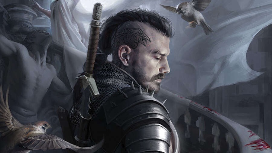A section of the cover art for A Witcher's Journal sourcebook. (Image: R. Talsorian Games)