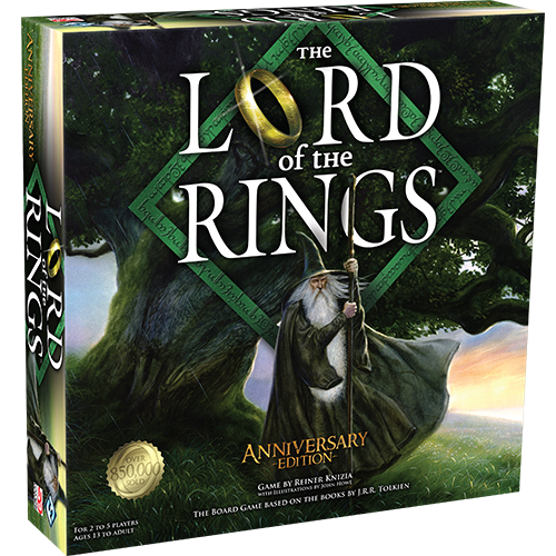 The box cover art for The Lord of the Rings: The Board Game Anniversary Edition. (Image: Fantasy Flight Games)