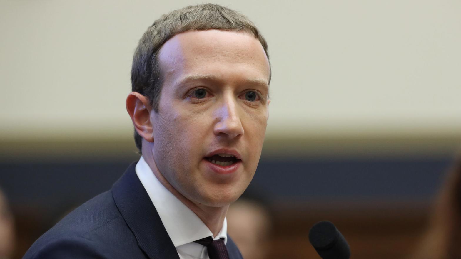 Facebook CEO Mark Zuckerberg testifies before the House Financial Services Committee on October 23, 2019, in Washington, DC about how his company will handle false and misleading information by political leaders during the 2020 campaign. (Photo: Chip Somodevilla, Getty Images)