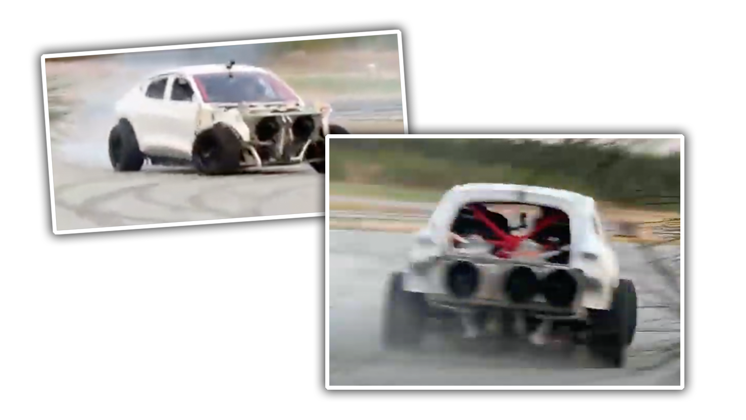 Someone Seems To Be Testing Some Kind Of Mystery Racing Ford Mach-E And It Looks Like A Lot Of Fun