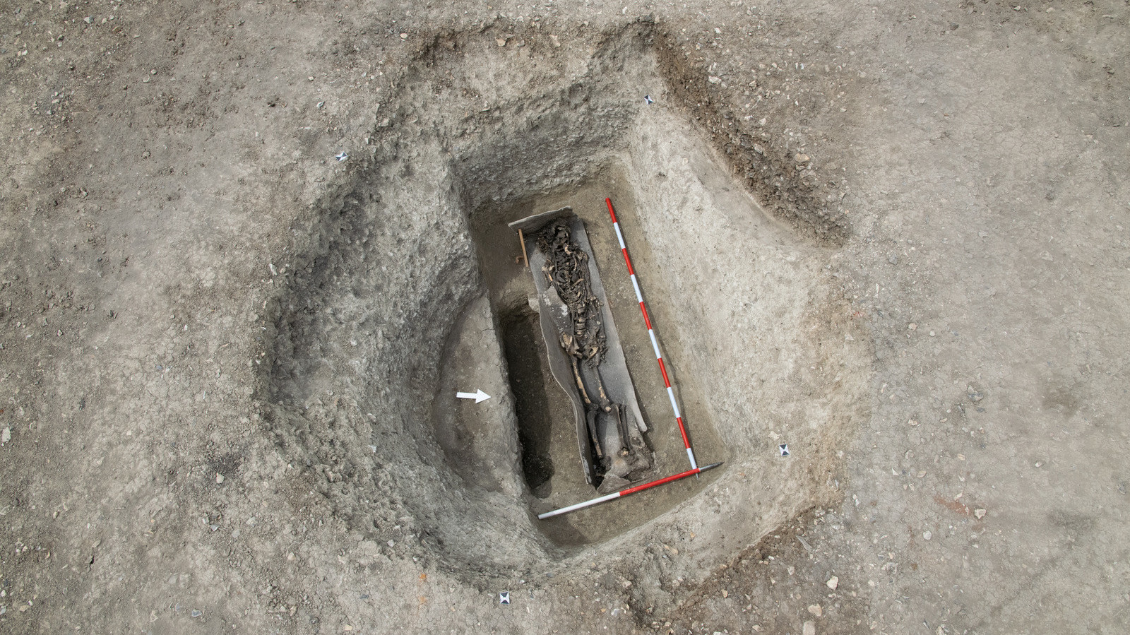 A high-status burial in a lead-lined coffin. (Image: HS2)