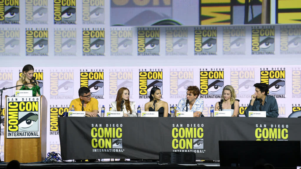 The cast of Riverdale at San Diego Comic-Con 2019. In 2020, panels like this will be held virtually. (Photo: Kevin Winter/Getty Images, Getty Images)