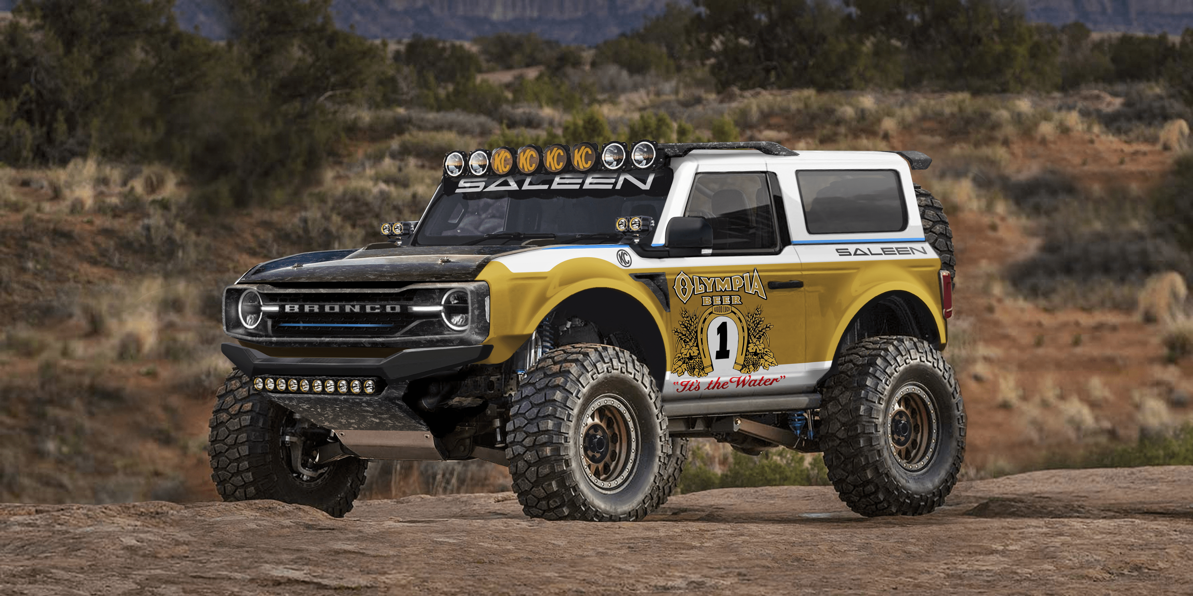 Saleen’s Modified Bronco Seems To Just Be A Hilariously Bad Photoshop