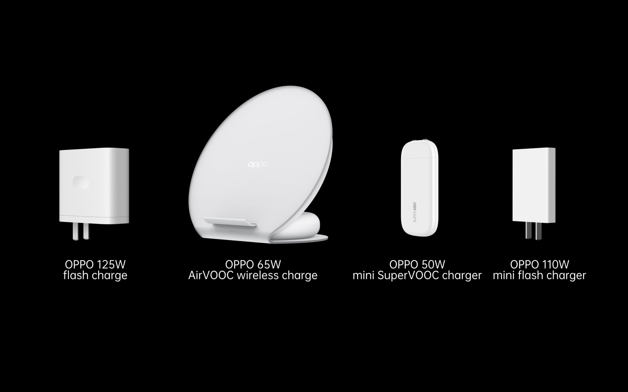 Here is Oppo's new range of super-fast charging tech.  (Photo: Oppo)
