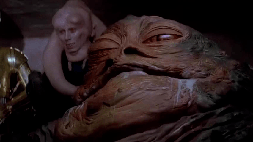Jabba the Hutt, the originator of the term.  (Image: Lucasfilm)
