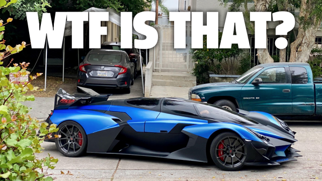 This Absurdly Rare 1,250 HP Electric Hypercar Was Spotted Tooling Around An LA Neighborhood Like NBD