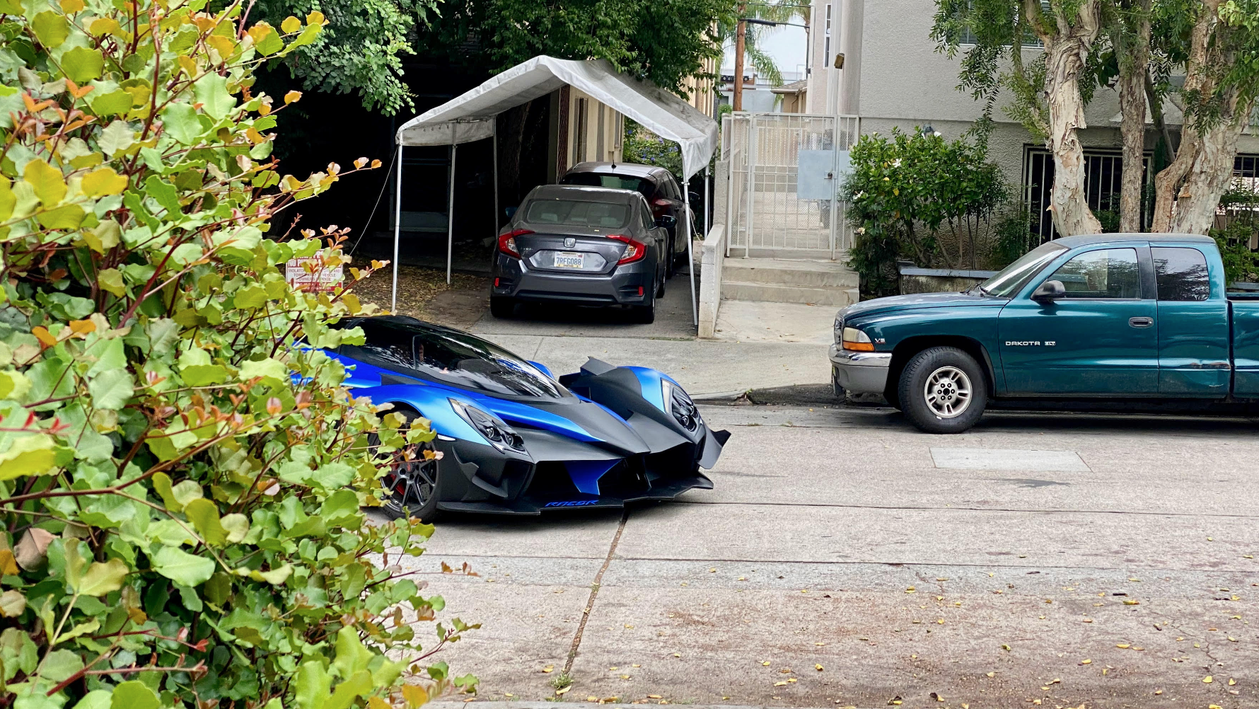 This Absurdly Rare 1,250 HP Electric Hypercar Was Spotted Tooling Around An LA Neighborhood Like NBD