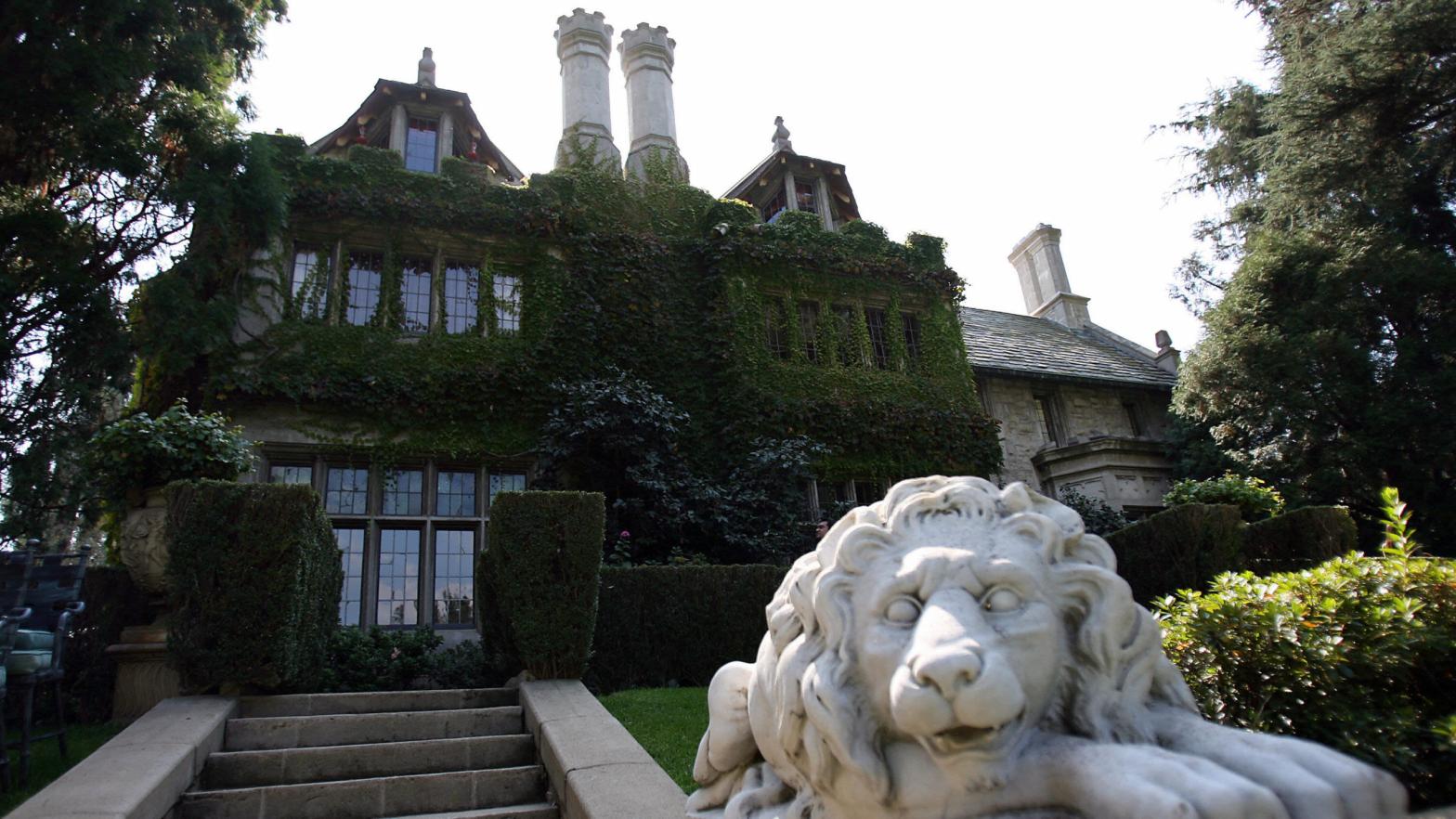 The Playboy Mansion in Beverly Hills is probably bad for the planet. (Photo: Gabriel Bouys/AFP, Getty Images)