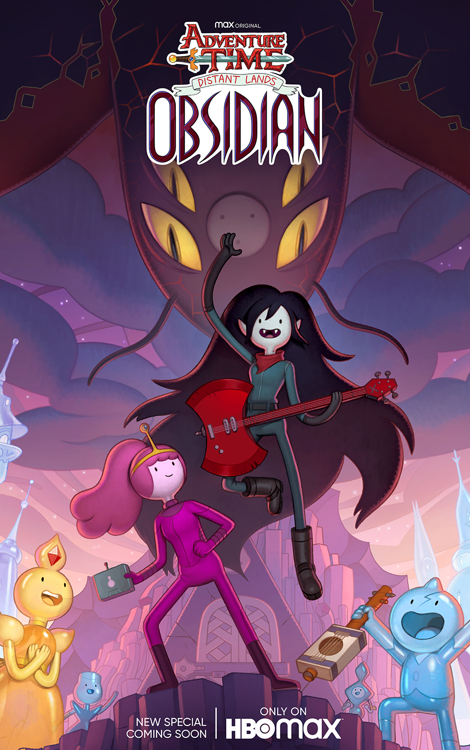 Adventure Time: Distant Lands- Obsidian's key art. (Image: HBO Max)