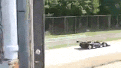 Driver Walks Away From Crash After Flipping Vintage Race Car