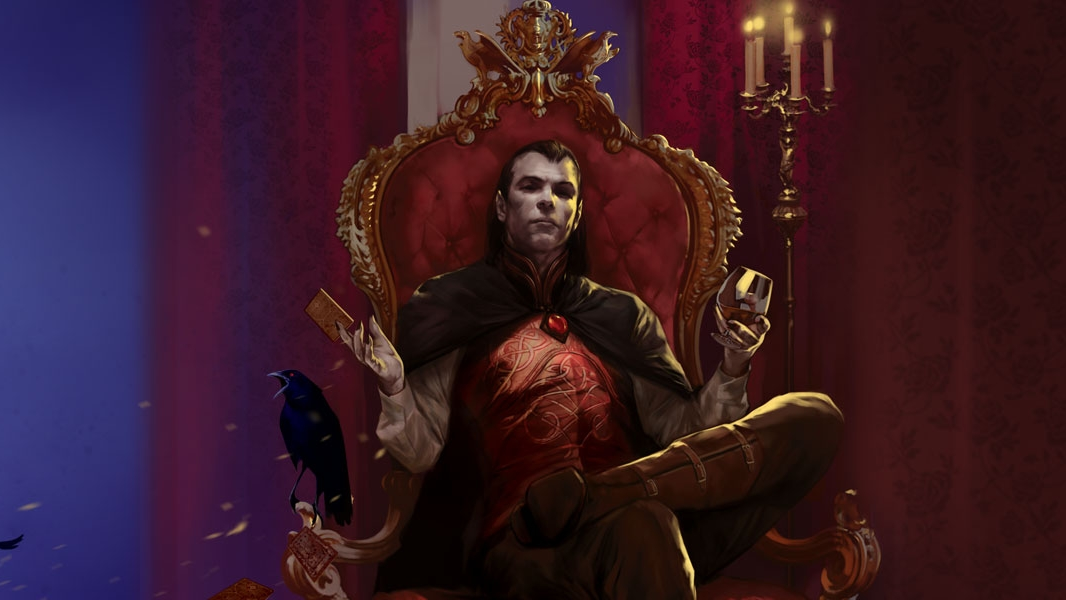 Strahd, from Curse of Strahd.  (Illustration: Wizards of the Coast)