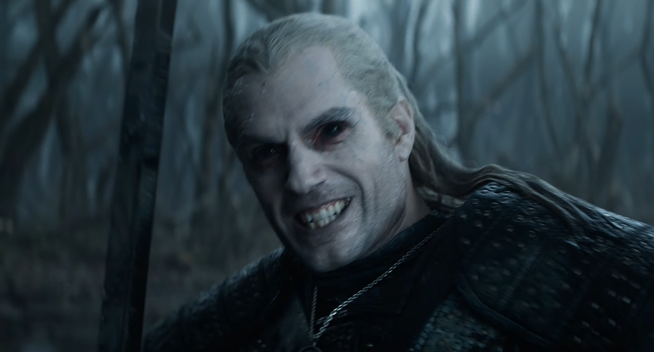 Henry Cavill as Geralt of Rivia in Netflix's The Witcher. (Image: Netflix)