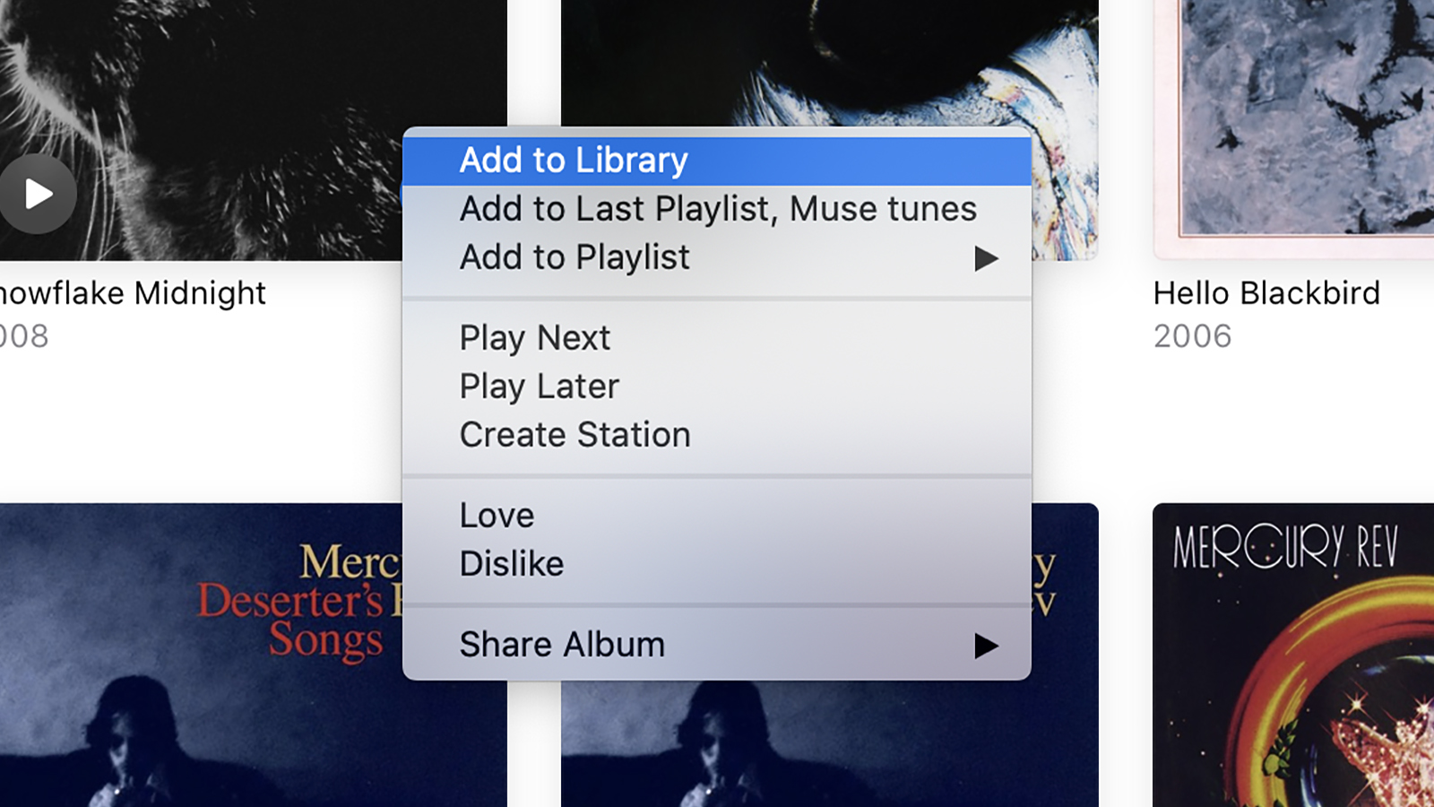 Screenshot: Apple Music