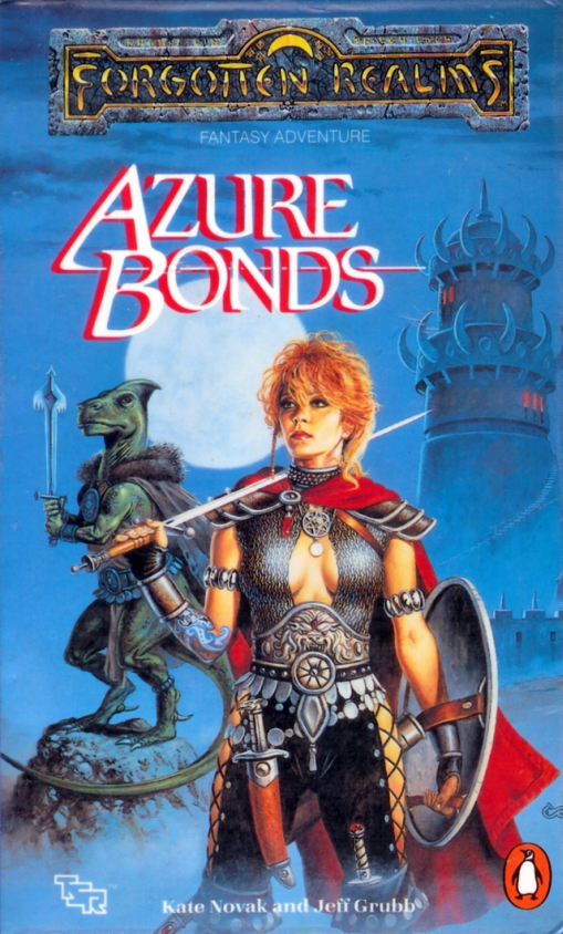 The full cover of the original Azure Bonds novel.. (Image: Wizards of the Coast)