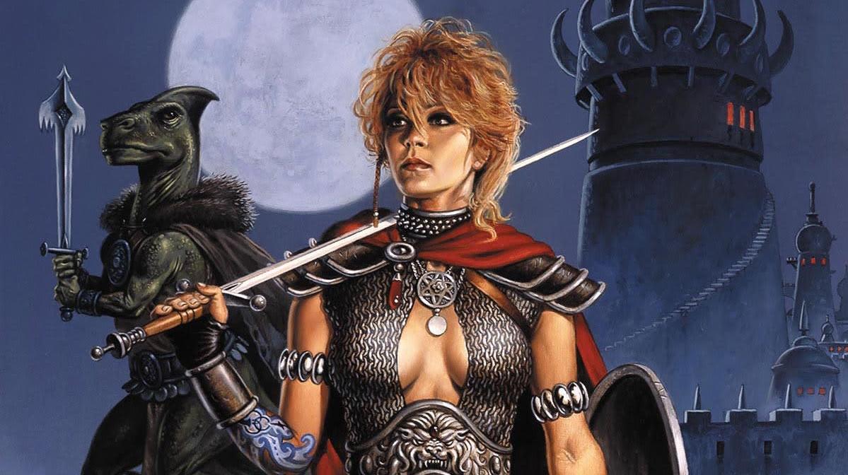 A small portion of Clyde Caldwell's cover art of Azure Bonds. (Image: Wizards of the Coast)